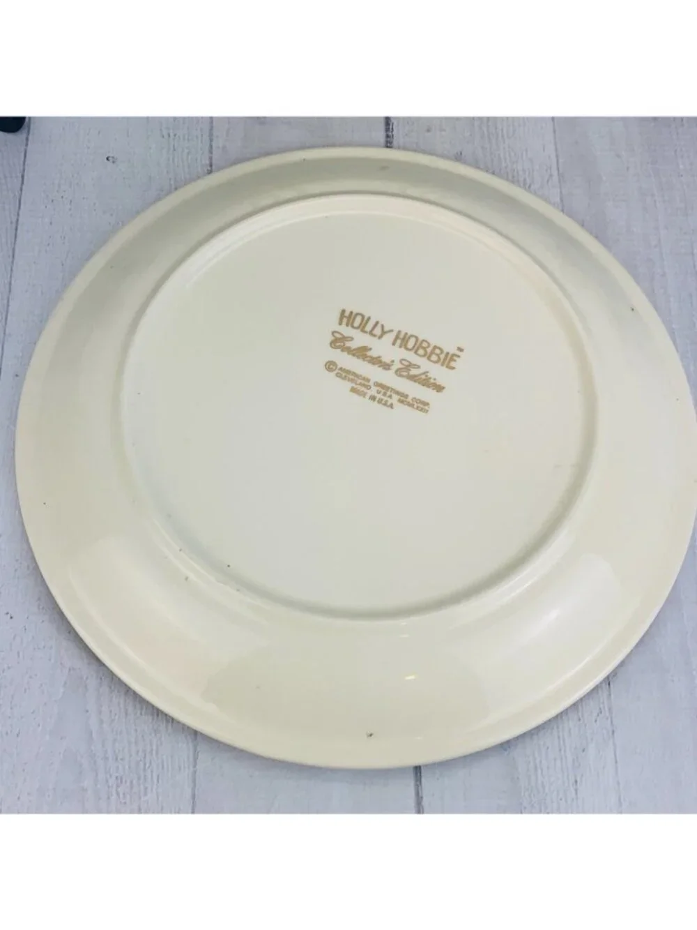 1970's American Greeting HOLLY HOBBIE COLLECTORS 4 Different Dinner Plate Set 4